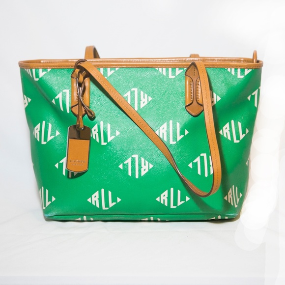 Ralph Lauren Handbags - Ralph Lauren green tote purse